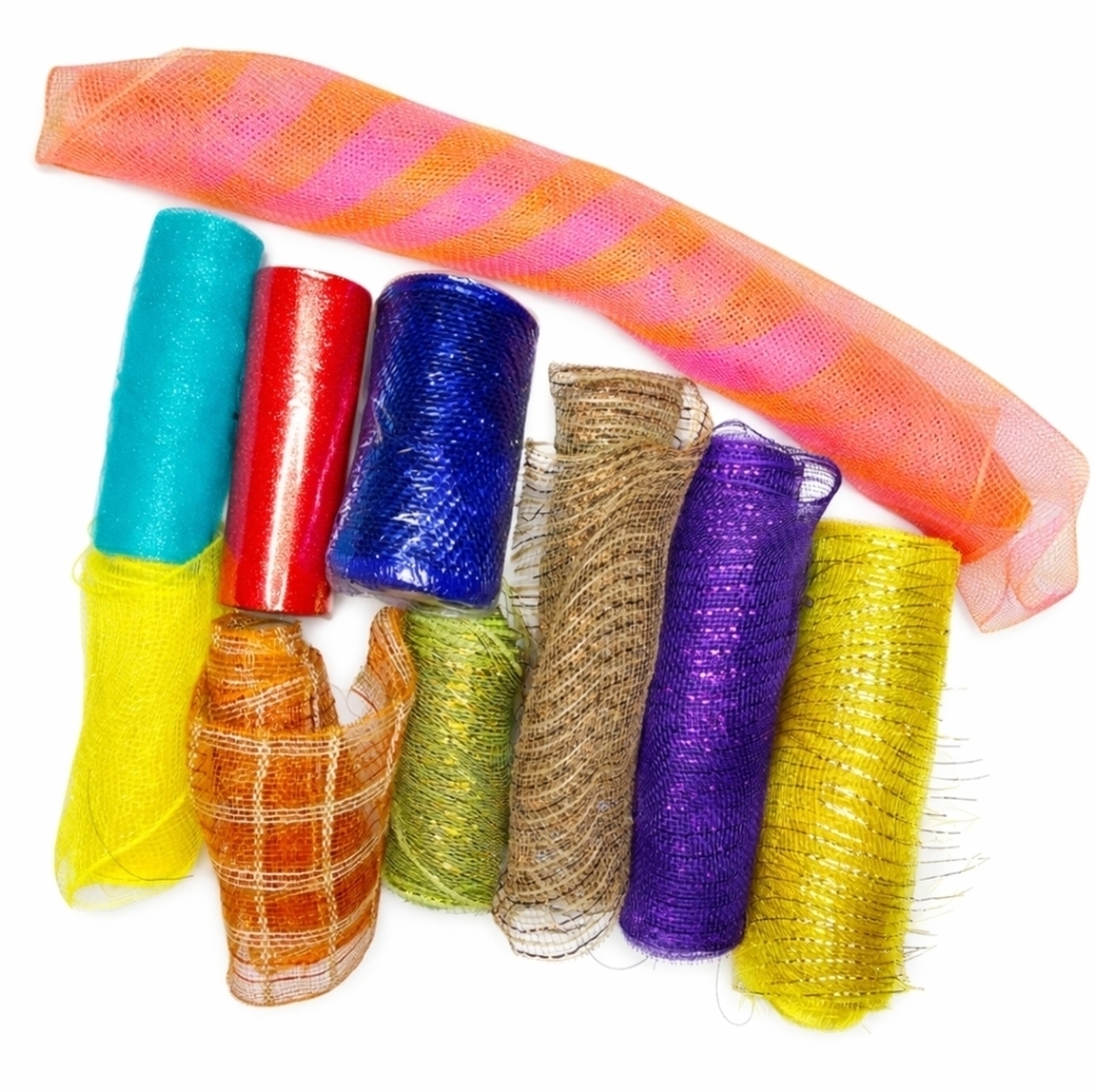 Vibrant Mesh Ribbon Lot